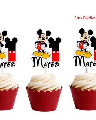 Toppere cifra unu Mickey mouse