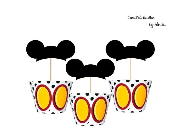 Toppere cifra unu Mickey mouse