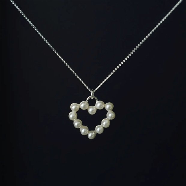 Lantisor argint cu perle | Sacred Harmony |