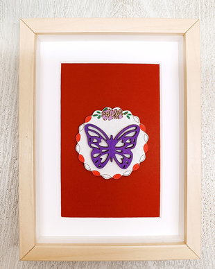 Martisor magnet Fluture