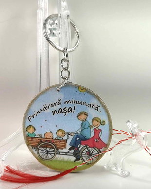 Breloc personalizat - martisor