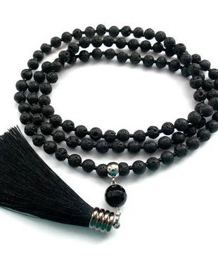 Colier Mala 108+1*Lava+Onix*Capricorn