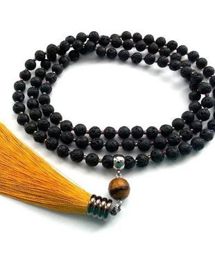 Colier Mala 108+1*Lava+OchiDeTigru*Leu