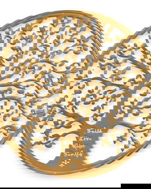 Copacul vietii-decoratiune metalica pentru perete