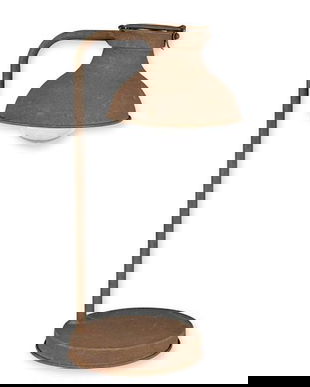 Lampa industriala antik rusty pentru birou