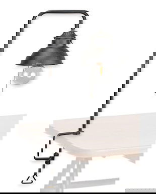 Lampa industriala antik black pentru birou