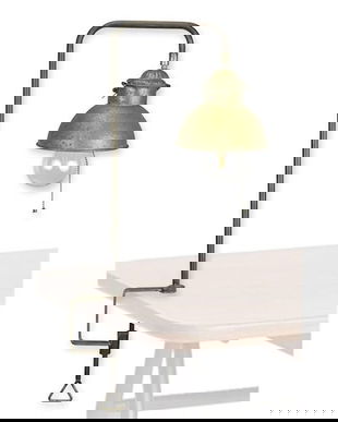 Lampa de birou antik brown pentru birou