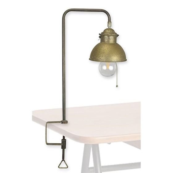 Lampa de birou antik brown pentru birou