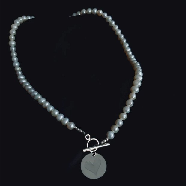 Colier perle naturale | Heartbeat |