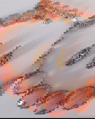 Cercei noi Israel , lucrati manual ,  placati cu aur  24 k,  colier nou superb  asortat