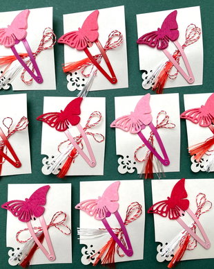 Martisor, clama fluture din fetru