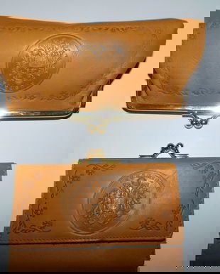 Set  2 portmonee   noi , piele naturala Austria ,