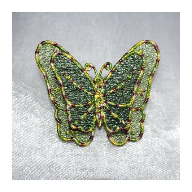 Fluture verde martisor brosa