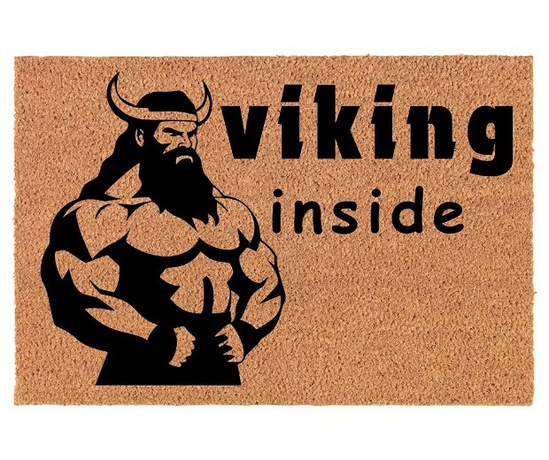 Covor intrare model stil viking