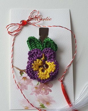 Martisor pentru fetite - agrafa de par