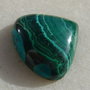 Cabochon malachit NATURAL aprox 6x18.5x21 mm