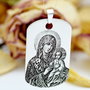 Placuta Army personalizata Maica Domnului  Argint 925