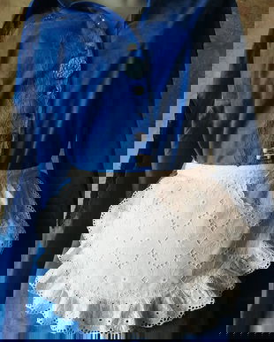 sortulet alb brodat I