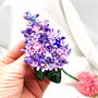 Broșă - Floare Liliac MOV