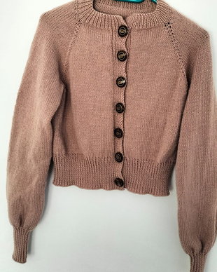 Cardigan tricotat
