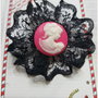 BROSA-CAMEE ALB-FUCSIA- MARTISOR 3