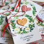 Martisor plantabil - hartie manuala cu seminte de flori