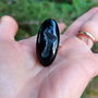 Inel Agata neagra druzy si Argint 925 - IN1331 - Inel negru reglabil, inel elegant, inel pietre semipretioase, inel piatra mare, inel cadou, cadou sotie, bijuterii cadou, inel statement, cristaloterapie