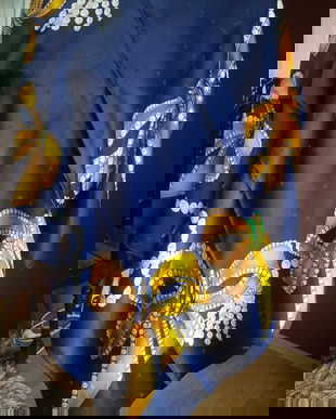 SPLENDIDA ESARFA DE COLECTIE NINA RICCI AUTENTICA MATASE NATURALA