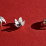 Capacel "GHIOCEL" din argint .925 aprox 8x6 mm