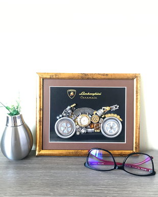Motocicleta Lamborghini Cod M 430・Tablouri cu masini・Tablou Vintage・Tablou retro