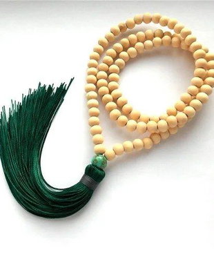 Colier Mala 108+1*Lemn+Turcoaz*Sagetator