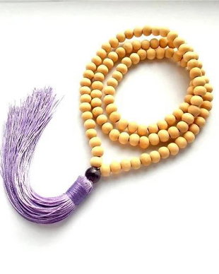 Colier Mala 108+1*Lemn+Ametist*Pesti