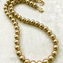 Colier CHOKER perle de Mallorca aurii