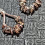 Cercei argint perle naturale de cultura keshi cu tija picatura boho chic trendy - Transport gratuit