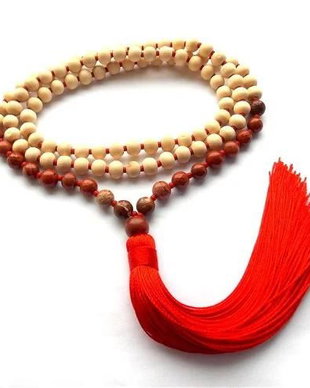Colier Mala 108+1*Lemn+JaspRosu*Berbec