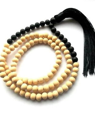 Colier Mala 108+1*Lemn+Onix*Capricorn