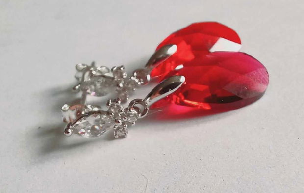 Red Drop - Swarovski Elements