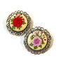 Brosa - martisor cu broderie manuala