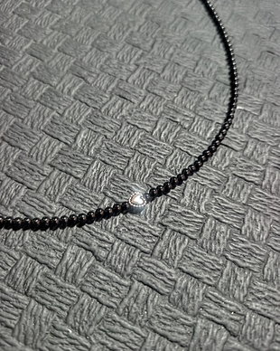 Colier argint onix inima argint asimetric minimalist - Transport gratuit
