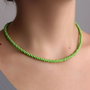 Choker finut verde crud
