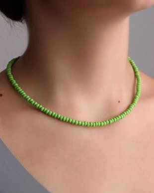 Choker finut verde crud