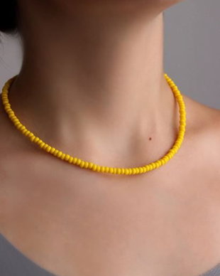 Choker finut galben