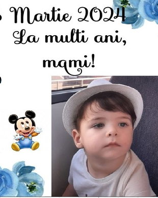 Magnet 8 Martie personalizat