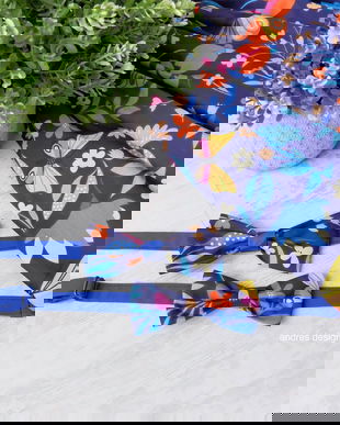 Papioane Tata Fiu Fluturi si Flori