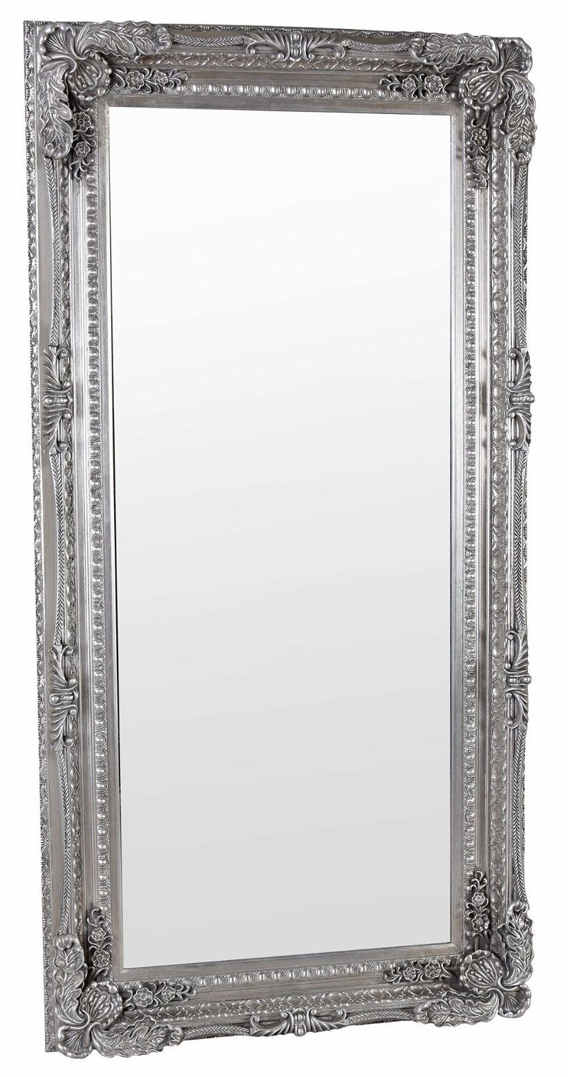 Oglinda monumentala cu o rama argintie