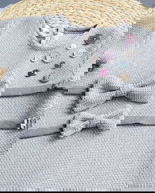 Papioane Tata Fiu Stofa Gri