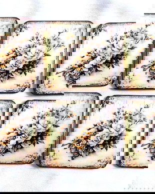 suporturi pahare cu trandafiri 45213