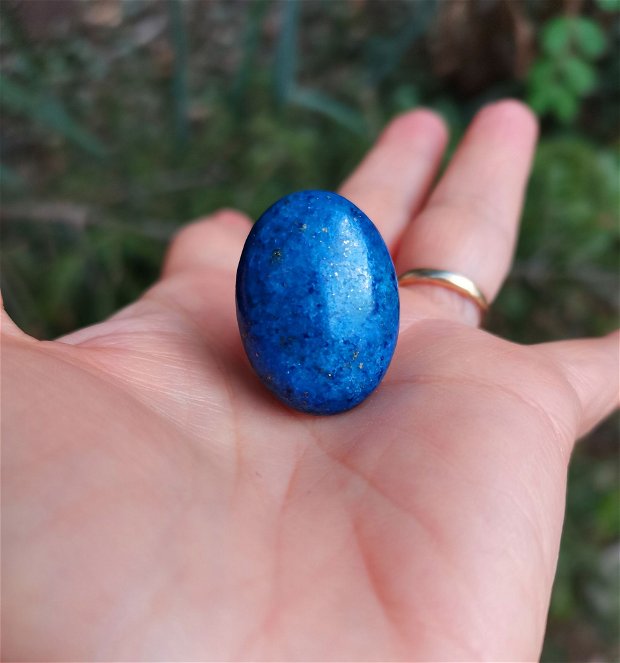 Inel Lapis lazuli si Argint 925 - IN1334 - Inel albastru reglabil, cadou sotie, inel cadou, bijuterii cadou, bijuterii lapis lazuli, cristale vindecatoare, cristaloterapie