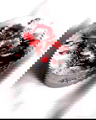 cutie lemn cu maci 45241