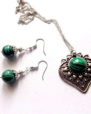 set cu malachit 45263